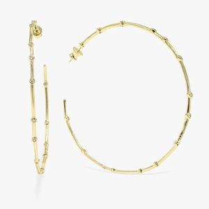 Melinda Maria Gold Big Ass Hoops 3inch